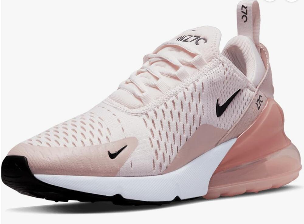 Nike Women's Air Max 270 Running, Light Soft Pink/Pink Oxford-de, 11